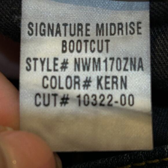 Hudson Signature Mid Rise Bootcut Jeans Blue Italian Stretch Denim Women's 28 - Picture 10 of 10